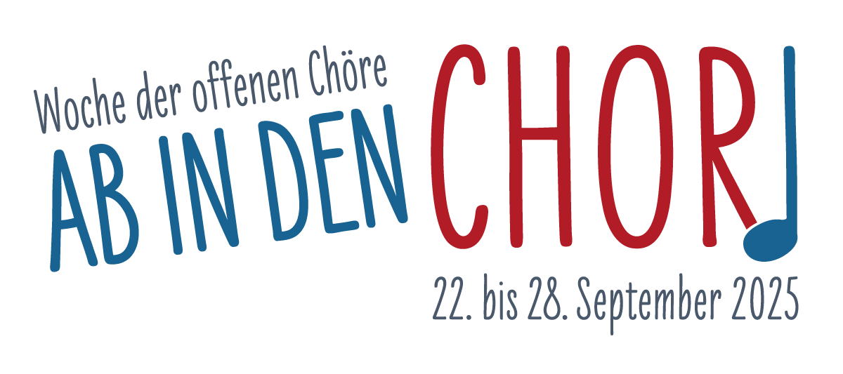 Logo der Woche der offenen Chöre 2025 Logo der Woche der offenen Chöre 2025